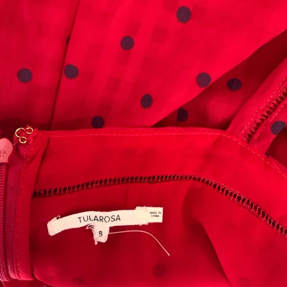* NEW Tularosa Maya Dress Red B97 - Picture 6 of 9
